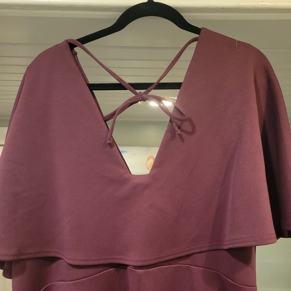 Cape midi shift dress ASOS Curve - Picture 7 of 11